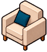 Sillón crema